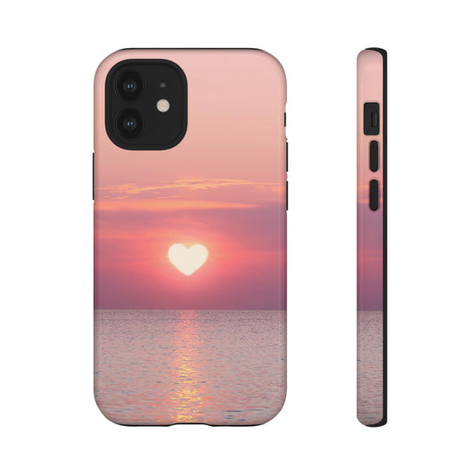 Pink sunset phone case.